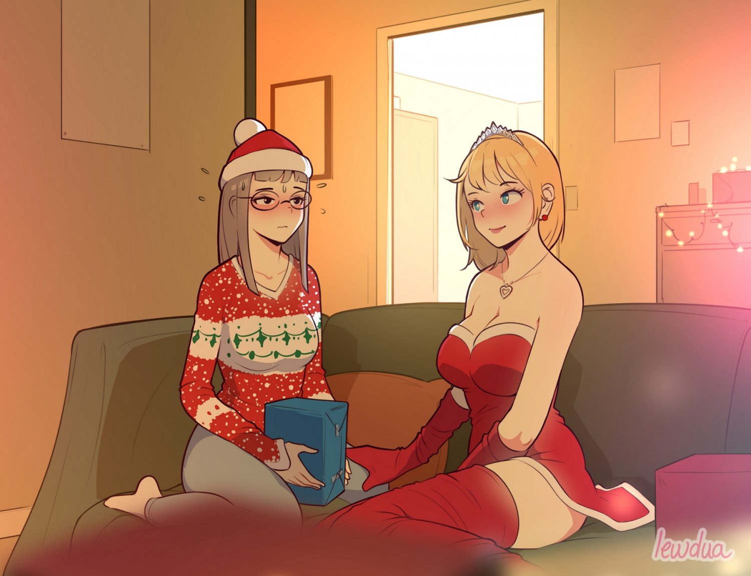 Karen Nessie and Natasha's Christmas - Lewdua - Porn - EroMe